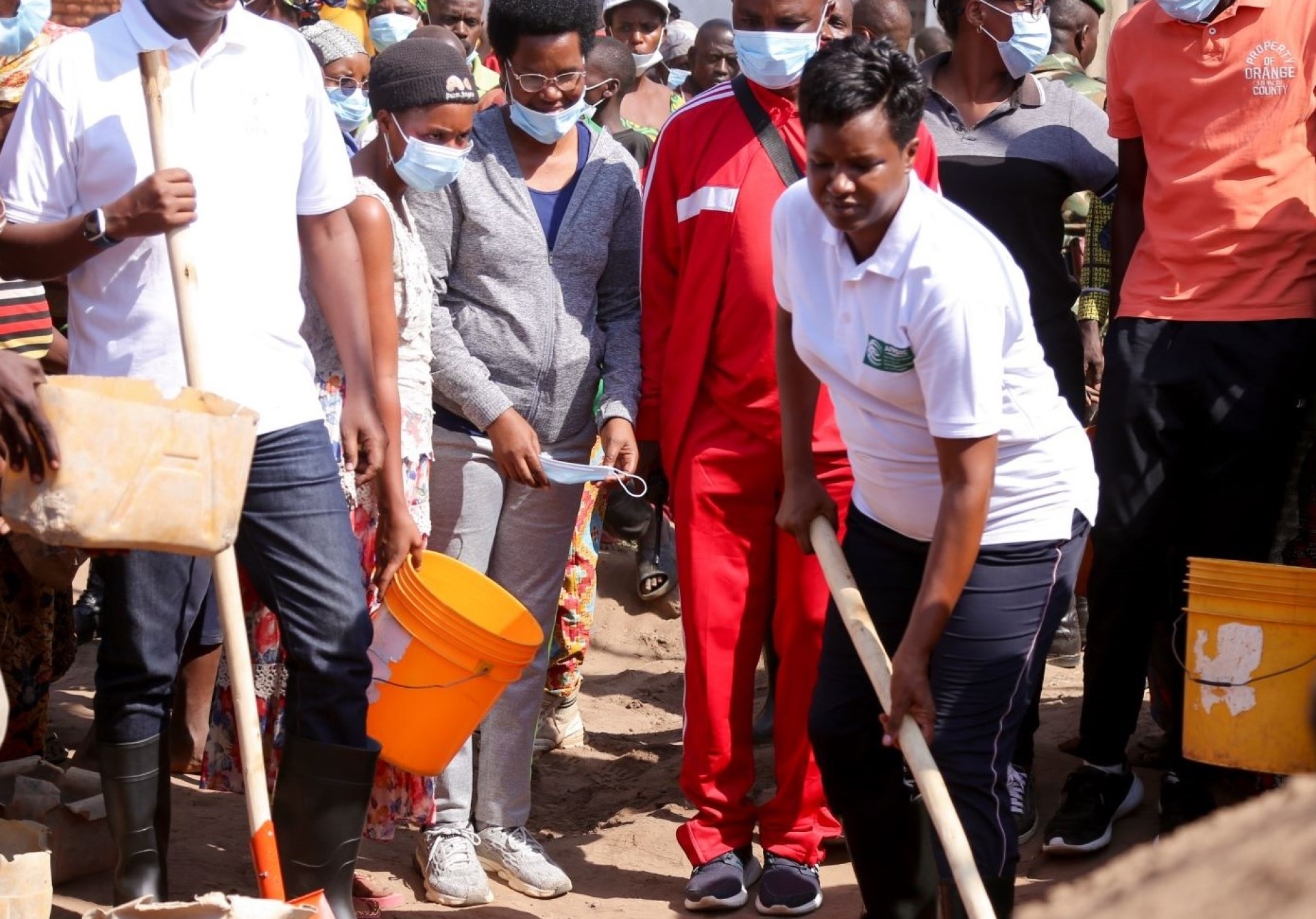 Travaux de rehabilitation de l'Ecofo Nyamabere